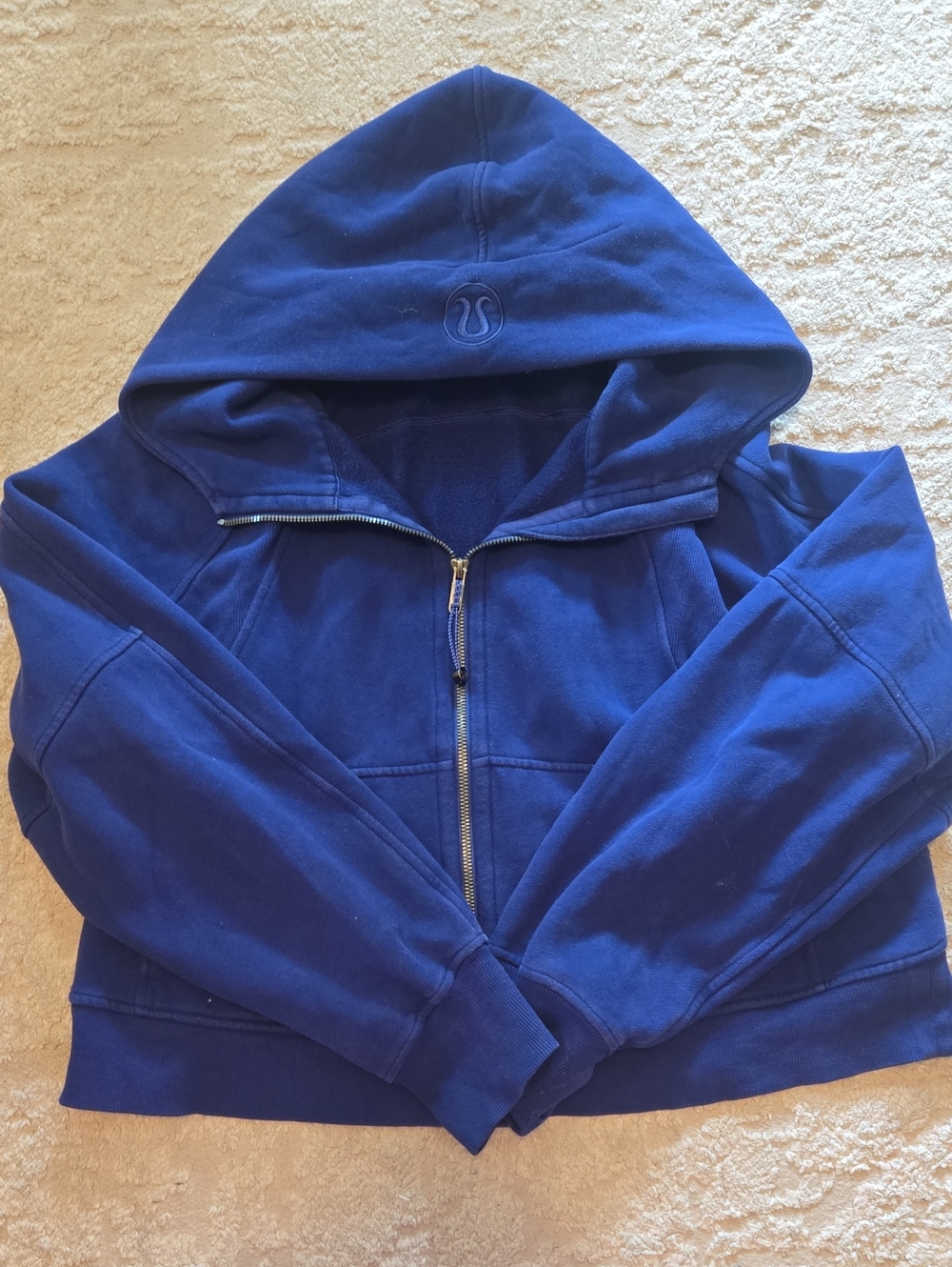 lululemon athletica Royal Blue Full-Zip Hoodie